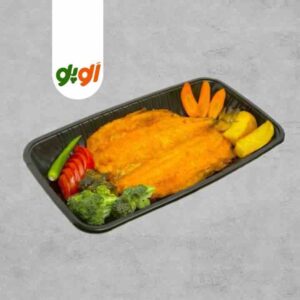 خوراک ماهی سرخ شده