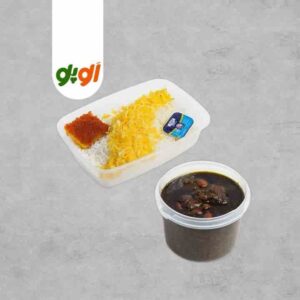 چلو قرمه سبزی
