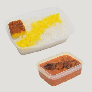 چلو قیمه بادمجان