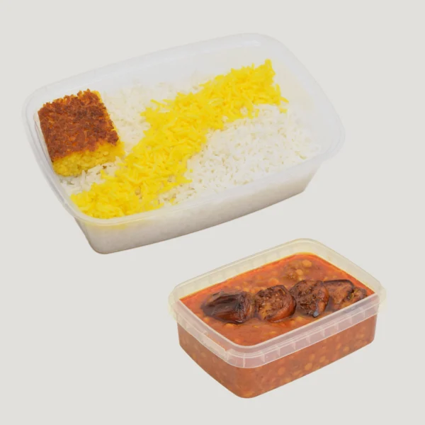 چلو قیمه بادمجان