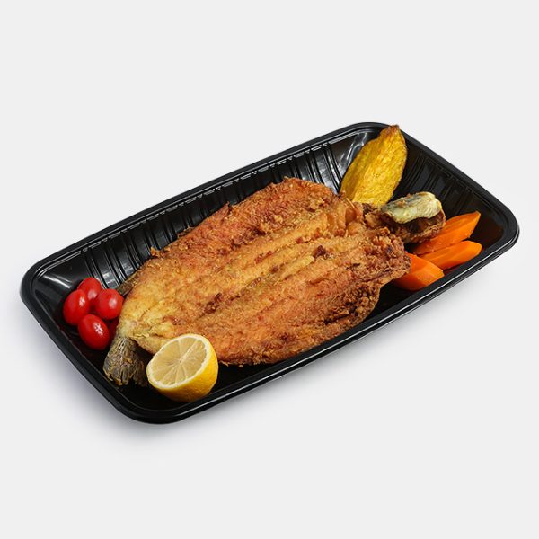 خوراک ماهی سرخ شده