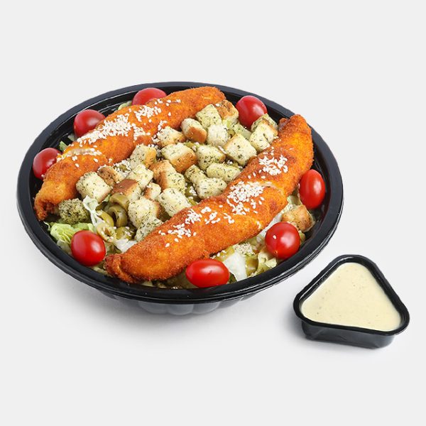 سالاد سزاربافیله سوخاری