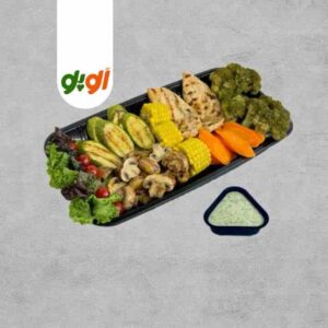 بشقاب گریل رژیمی